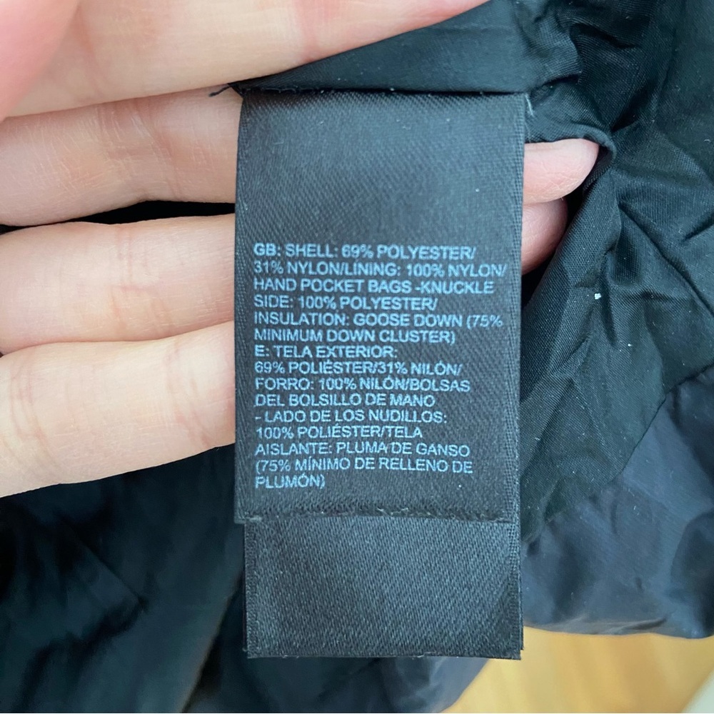 The North Face Women’s 600 Down Filled Long Black Parka Winter Coat Hood XS - Picture 7 of 9